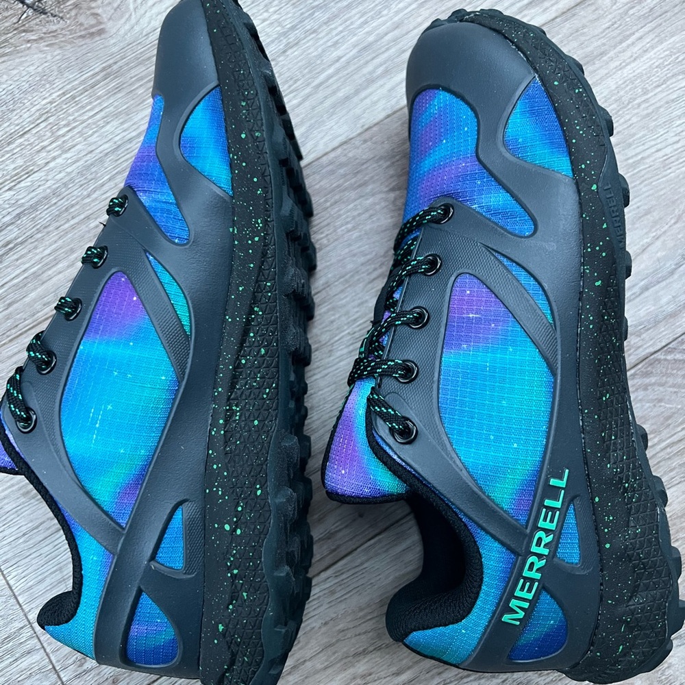 Merrell Boy's Blue and Purple Athletic Shoes - Picture 3 of 4